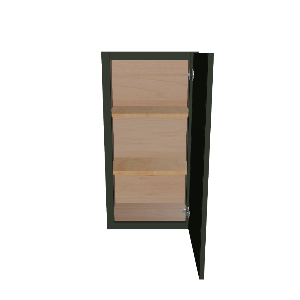 Modernform Cabinet Slim Sage Green 18" W X 36" H X 12" D Single Door Wall Cabinet