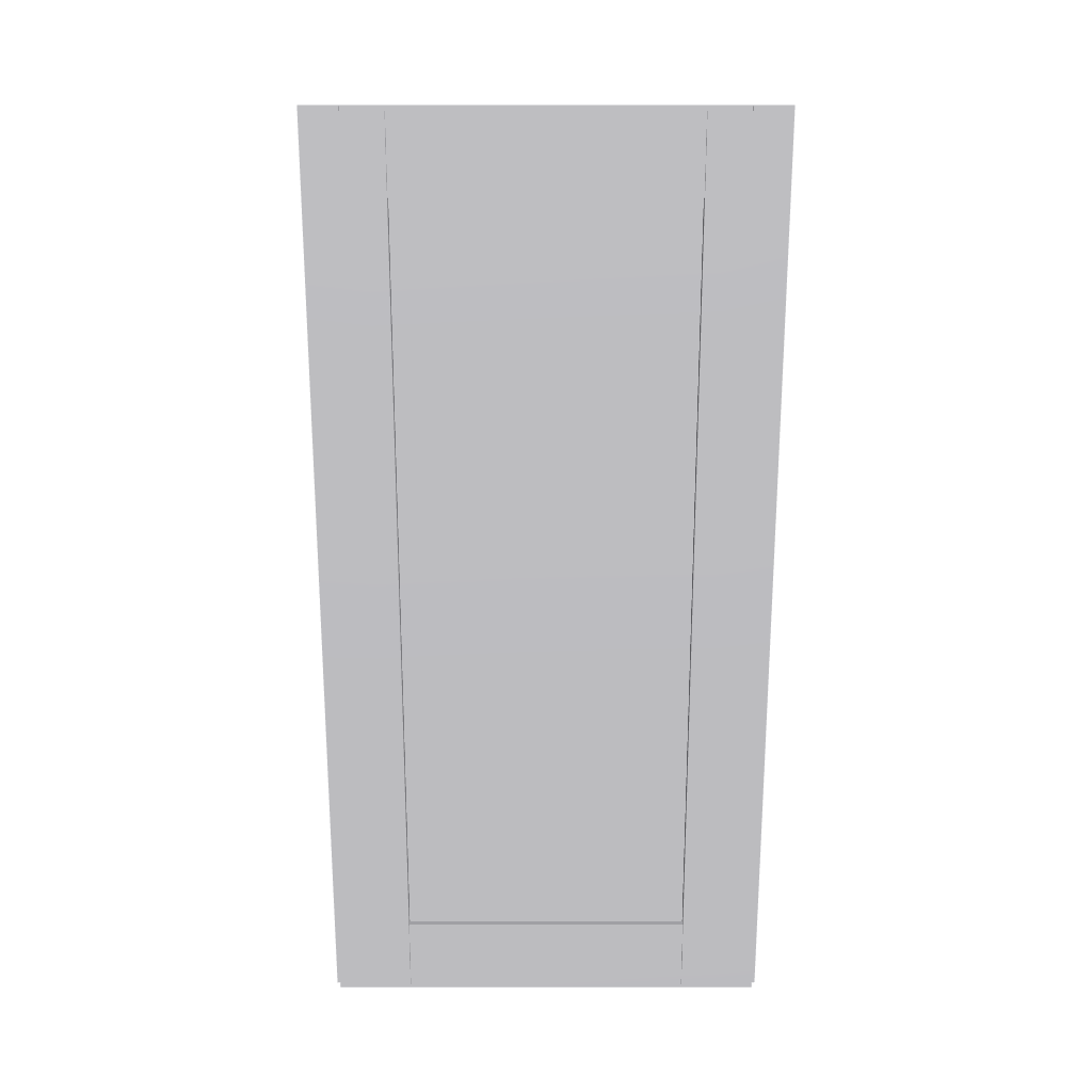 Modernform Cabinet Grey Shaker 18" W X 36" H X 12" D Single Door Wall Cabinet