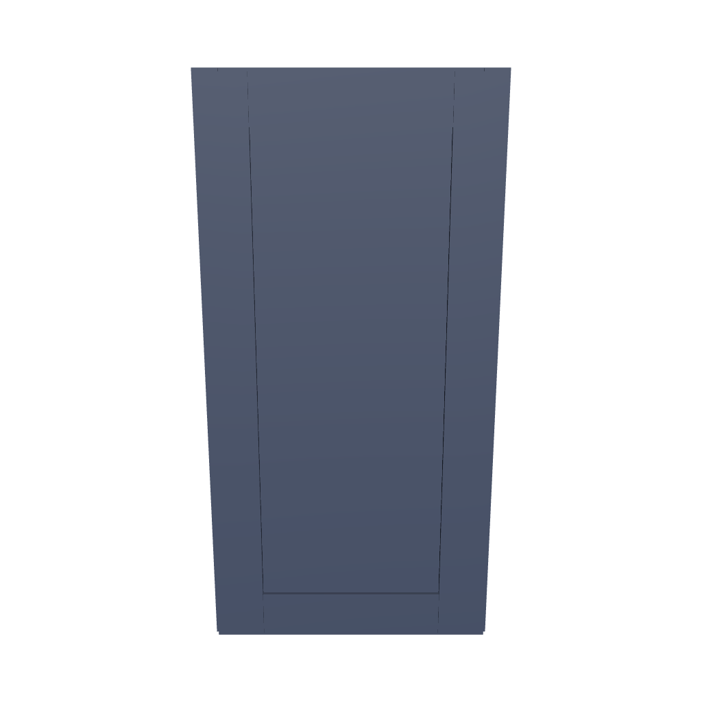 Modernform Cabinet Signature Blue 18" W X 36" H X 12" D Single Door Wall Cabinet