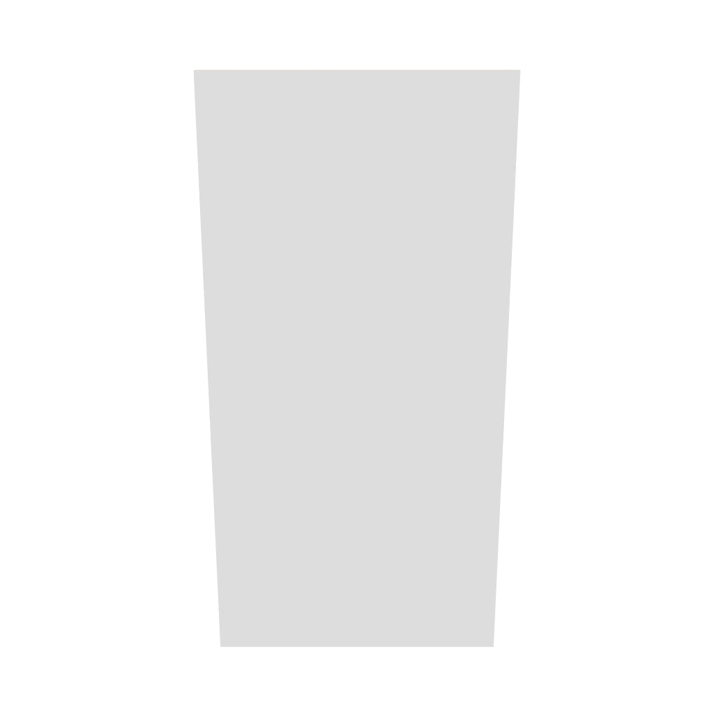 Modernform Cabinet Gloss White 18" W X 36" H X 12" D Single Door Wall Cabinet