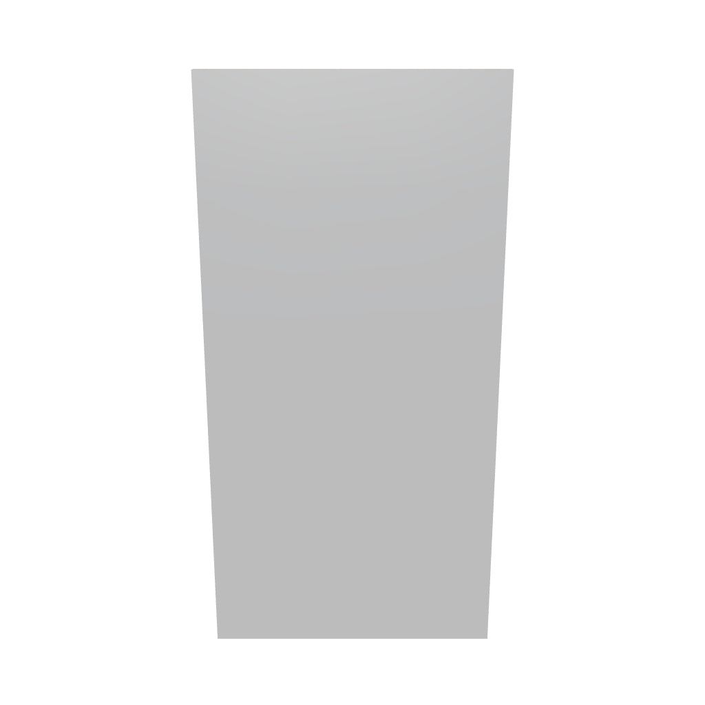 Modernform Cabinet Matte White 18" W X 36" H X 12" D Single Door Wall Cabinet