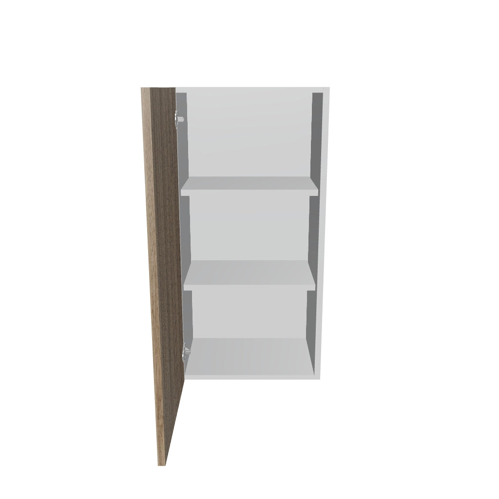 Modernform Cabinet Walnut 18" W X 36" H X 12" D Single Door Wall Cabinet