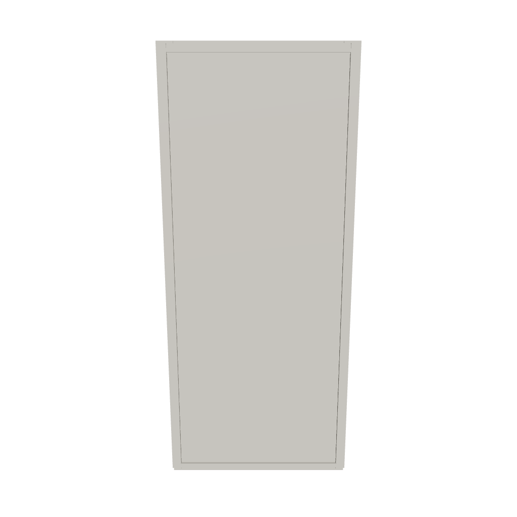 Modernform Cabinet Slim Dove White 18" W X 42" H X 12" D Single Door Wall Cabinet