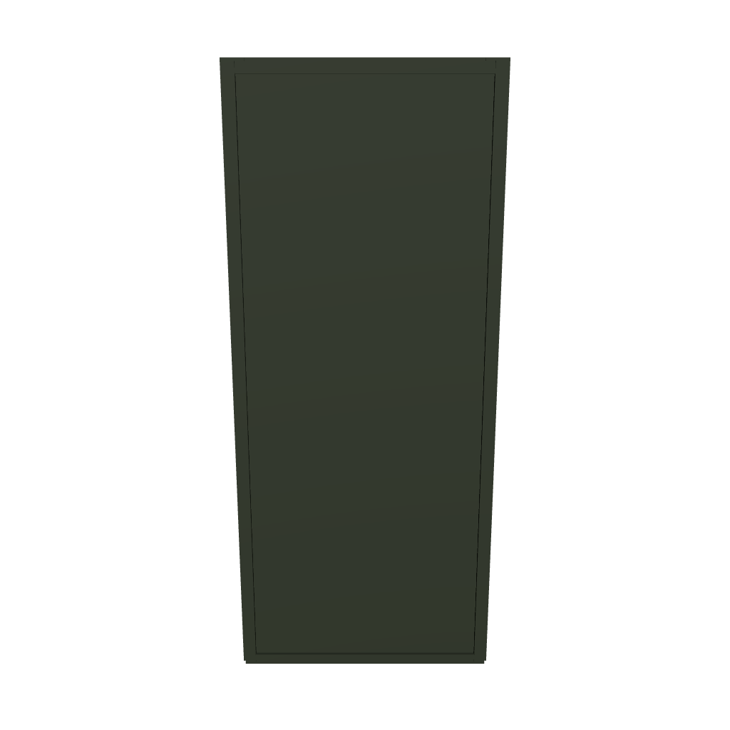 Modernform Cabinet Slim Sage Green 18" W X 42" H X 12" D Single Door Wall Cabinet