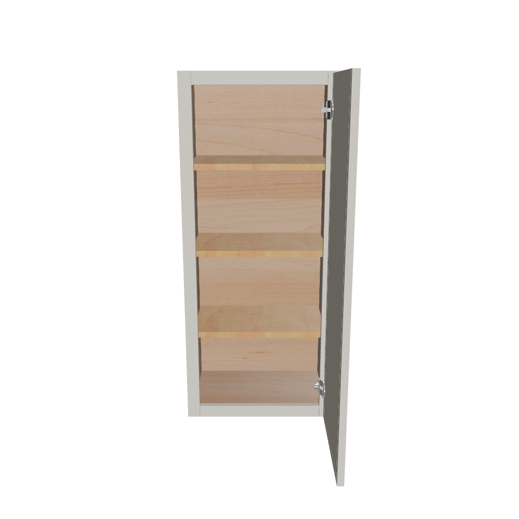 Modernform Cabinet Slim Dove White 18" W X 42" H X 12" D Single Door Wall Cabinet