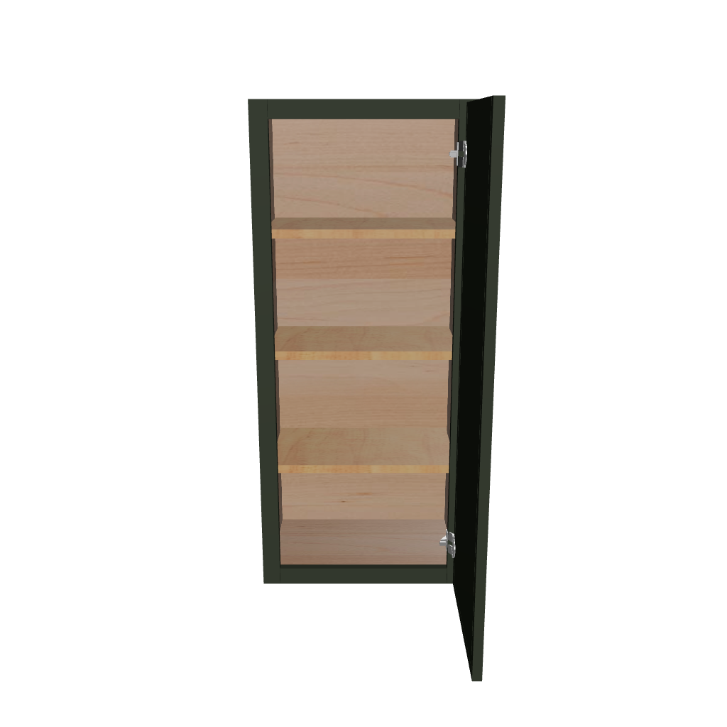 Modernform Cabinet Slim Sage Green 18" W X 42" H X 12" D Single Door Wall Cabinet