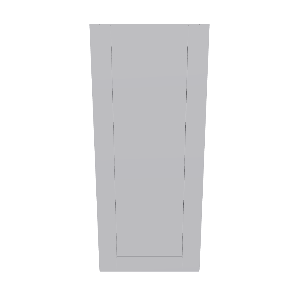 Modernform Cabinet Grey Shaker 18" W X 42" H X 12" D Single Door Wall Cabinet