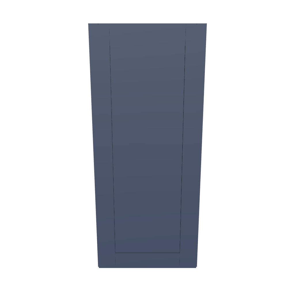 Modernform Cabinet Signature Blue 18" W X 42" H X 12" D Single Door Wall Cabinet