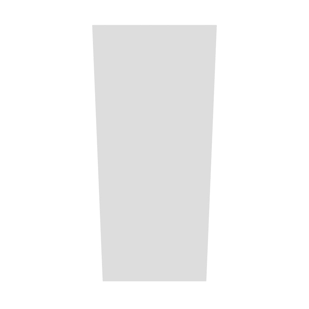 Modernform Cabinet Gloss White 18" W X 42" H X 12" D Single Door Wall Cabinet