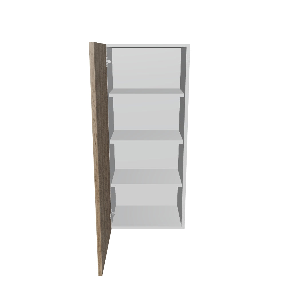 Modernform Cabinet Walnut 18" W X 42" H X 12" D Single Door Wall Cabinet