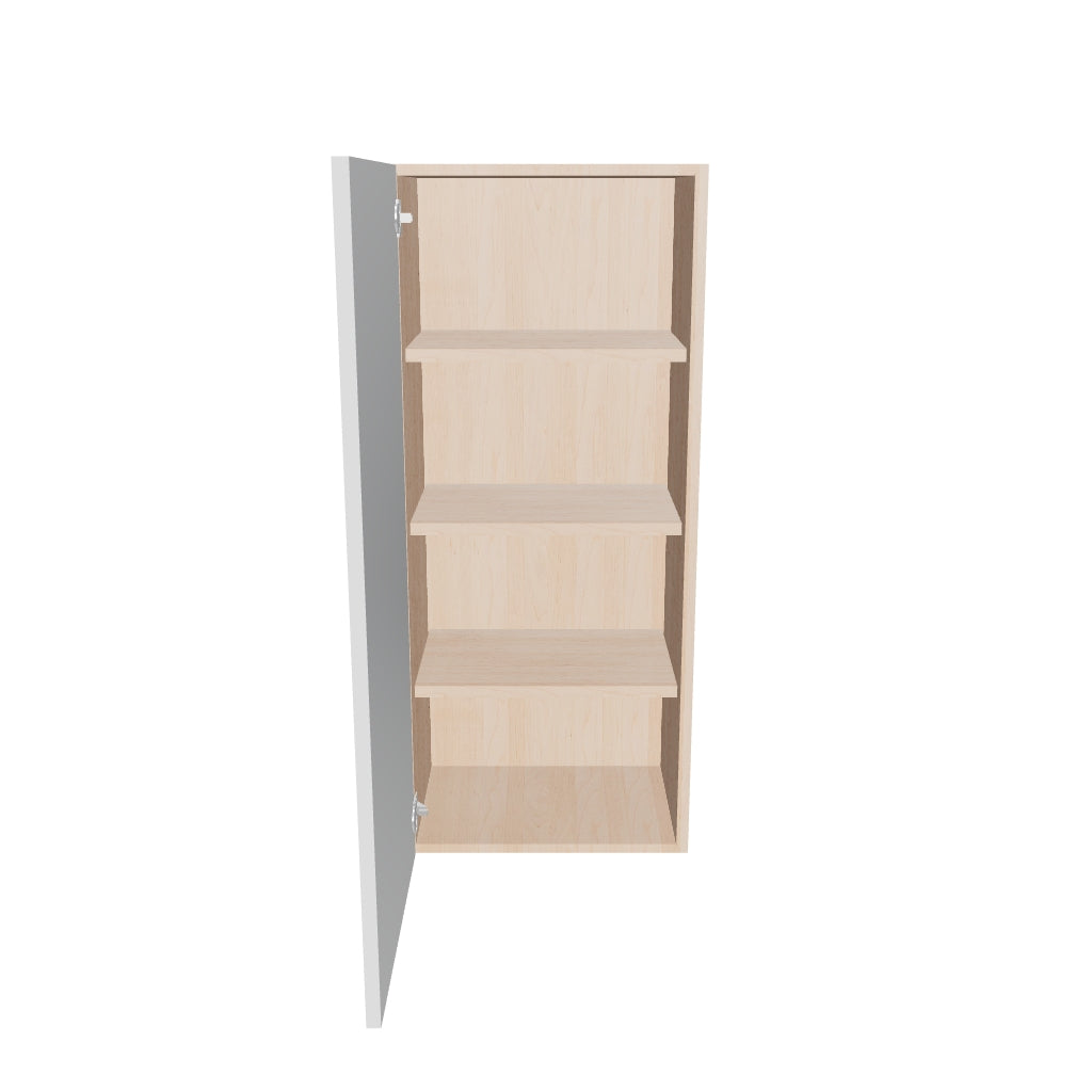 Modernform Cabinet Gloss White 18" W X 42" H X 12" D Single Door Wall Cabinet