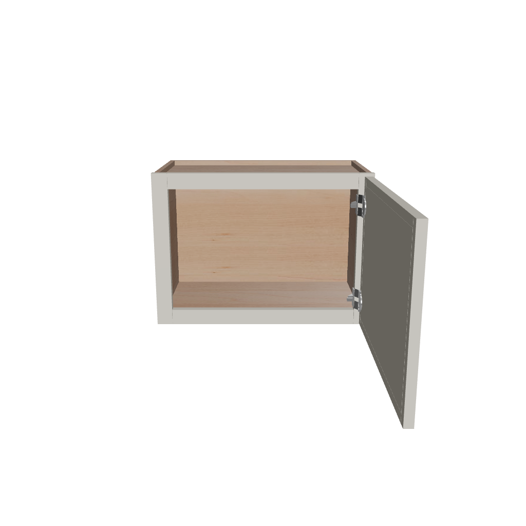 Modernform Cabinet Slim Dove White 21" W X 15" H X 12" D Single Door Wall Cabinet