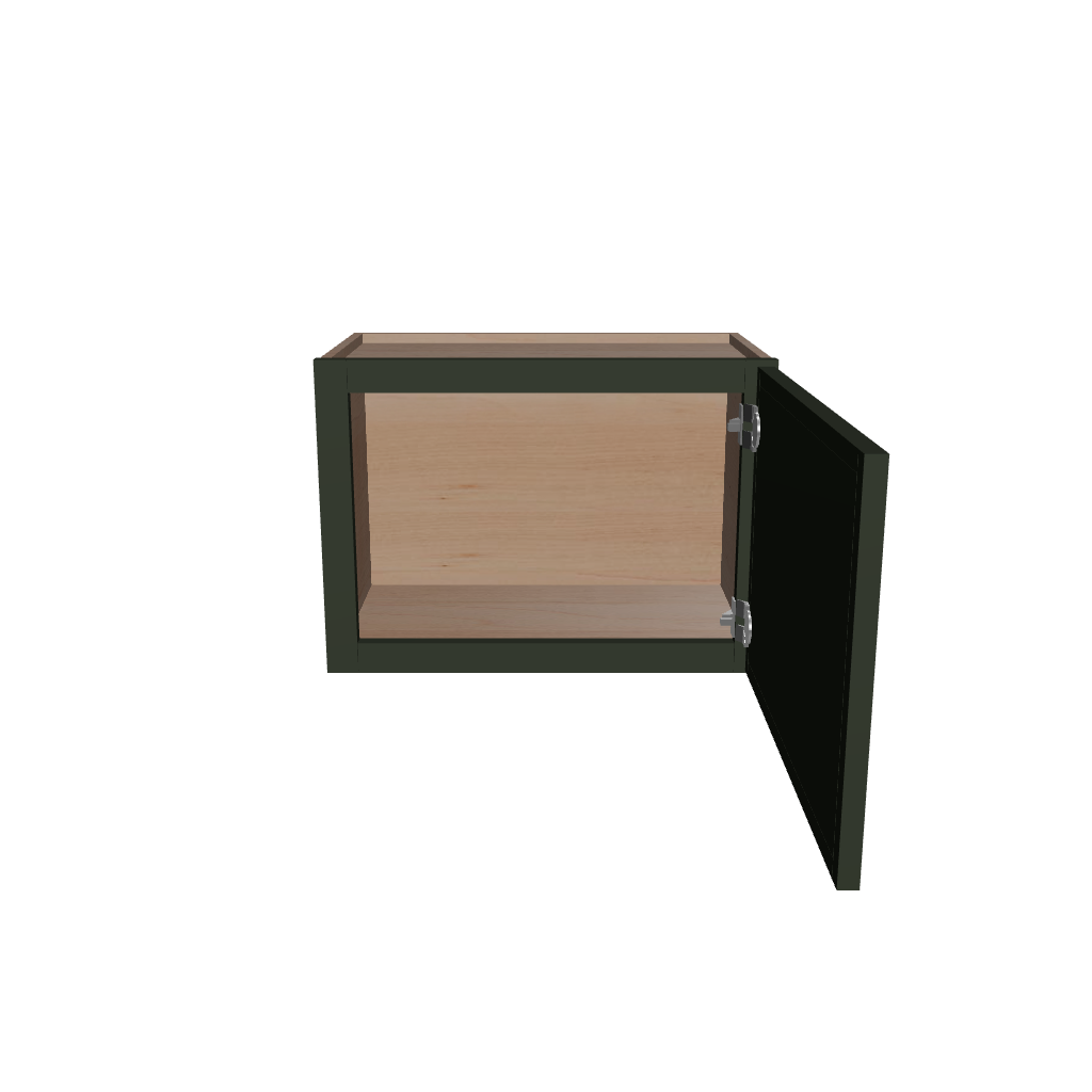 Modernform Cabinet Slim Sage Green 21" W X 15" H X 12" D Single Door Wall Cabinet