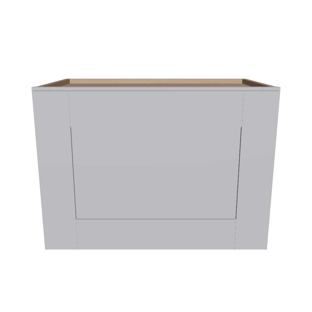 Modernform Cabinet Grey Shaker 21" W X 15" H X 12" D Single Door Wall Cabinet