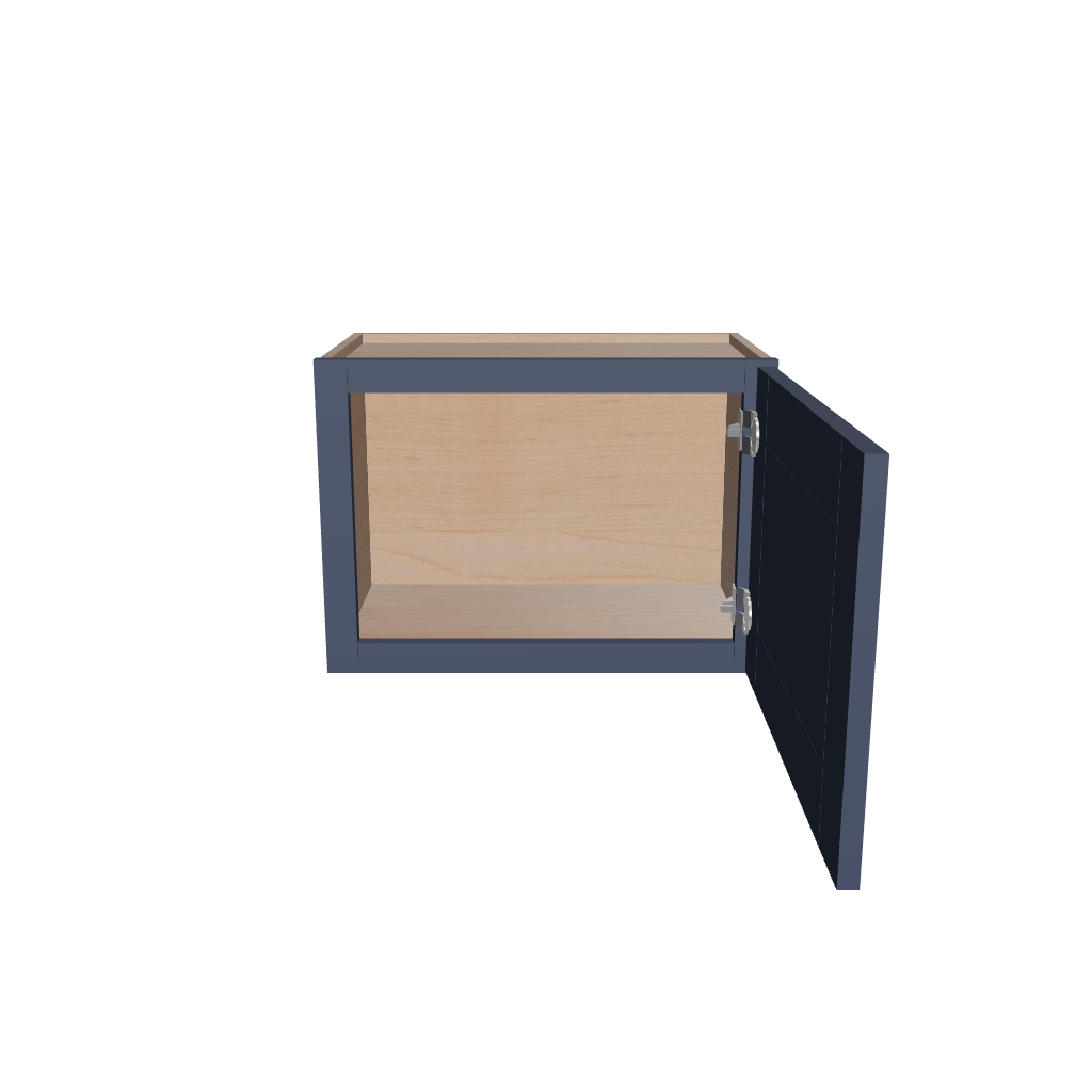 Modernform Cabinet Signature Blue 21" W X 15" H X 12" D Single Door Wall Cabinet