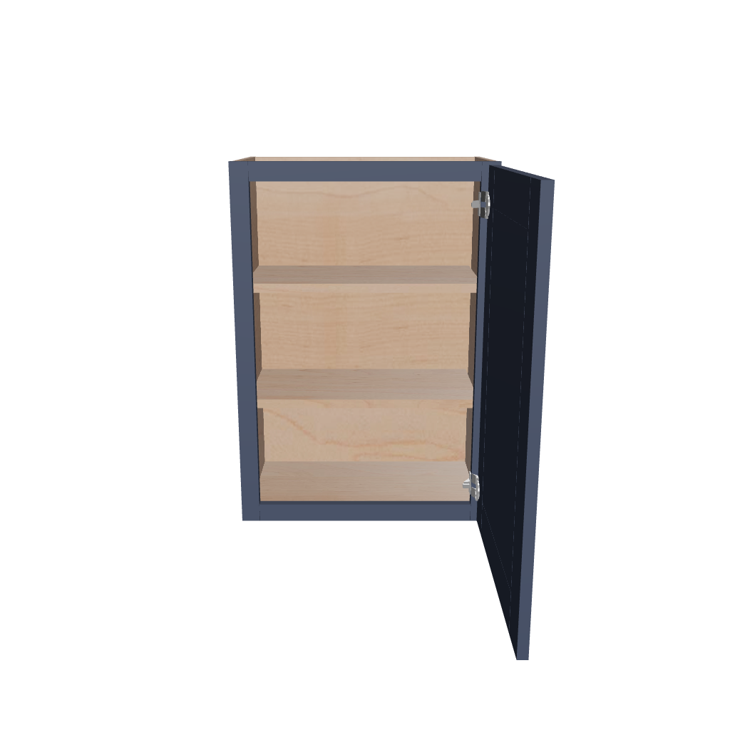 Modernform Cabinet Signature Blue 21" W X 30" H X 12" D  Single Door Wall Cabinet
