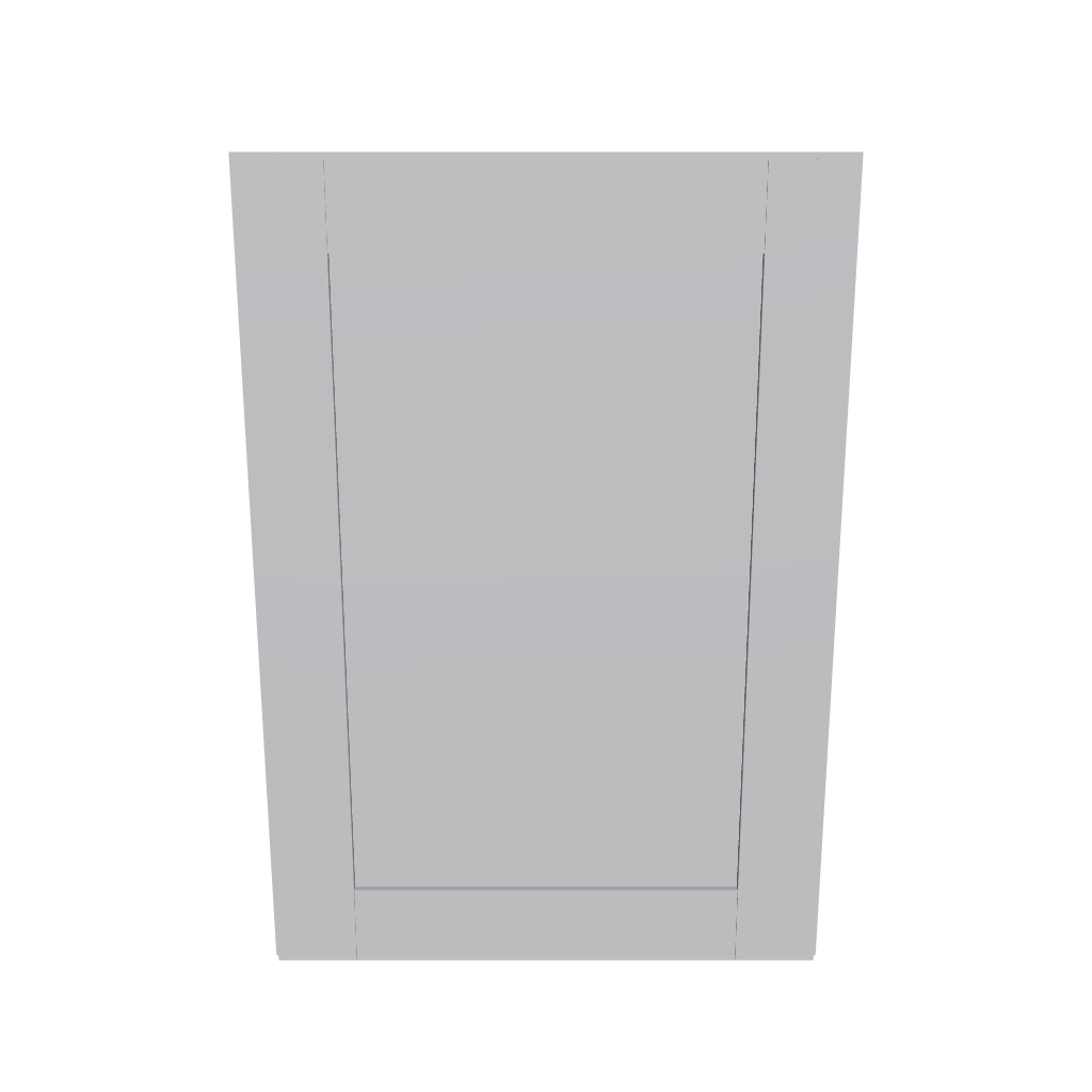 Modernform Cabinet Grey Shaker 21" W X 30" H X 12" D  Single Door Wall Cabinet