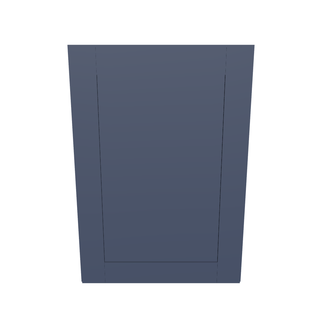 Modernform Cabinet Signature Blue 21" W X 30" H X 12" D  Single Door Wall Cabinet