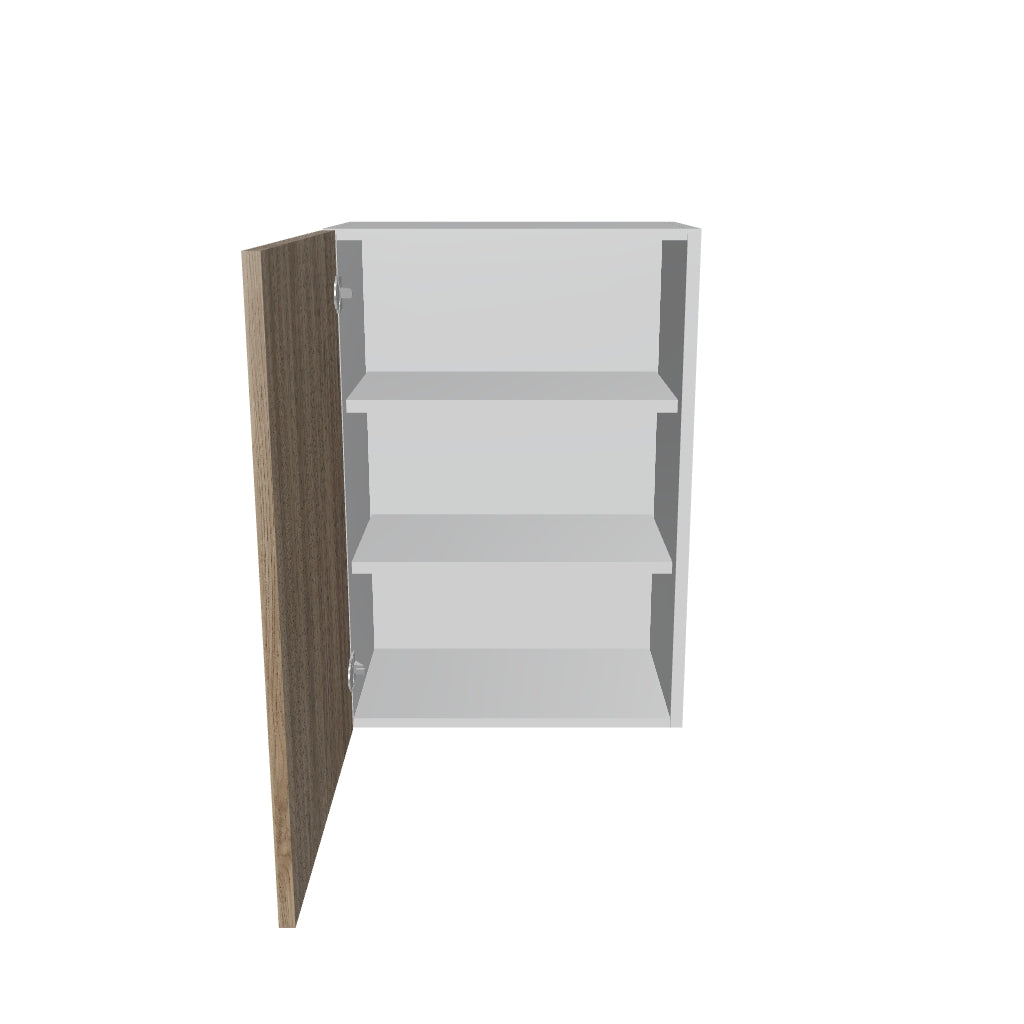 Modernform Cabinet Walnut 21" W X 30" H X 12" D Single Door Wall Cabinet