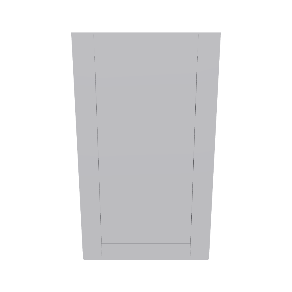 Modernform Cabinet Grey Shaker 21" W X 36" H X 12" D Single Door Wall Cabinet