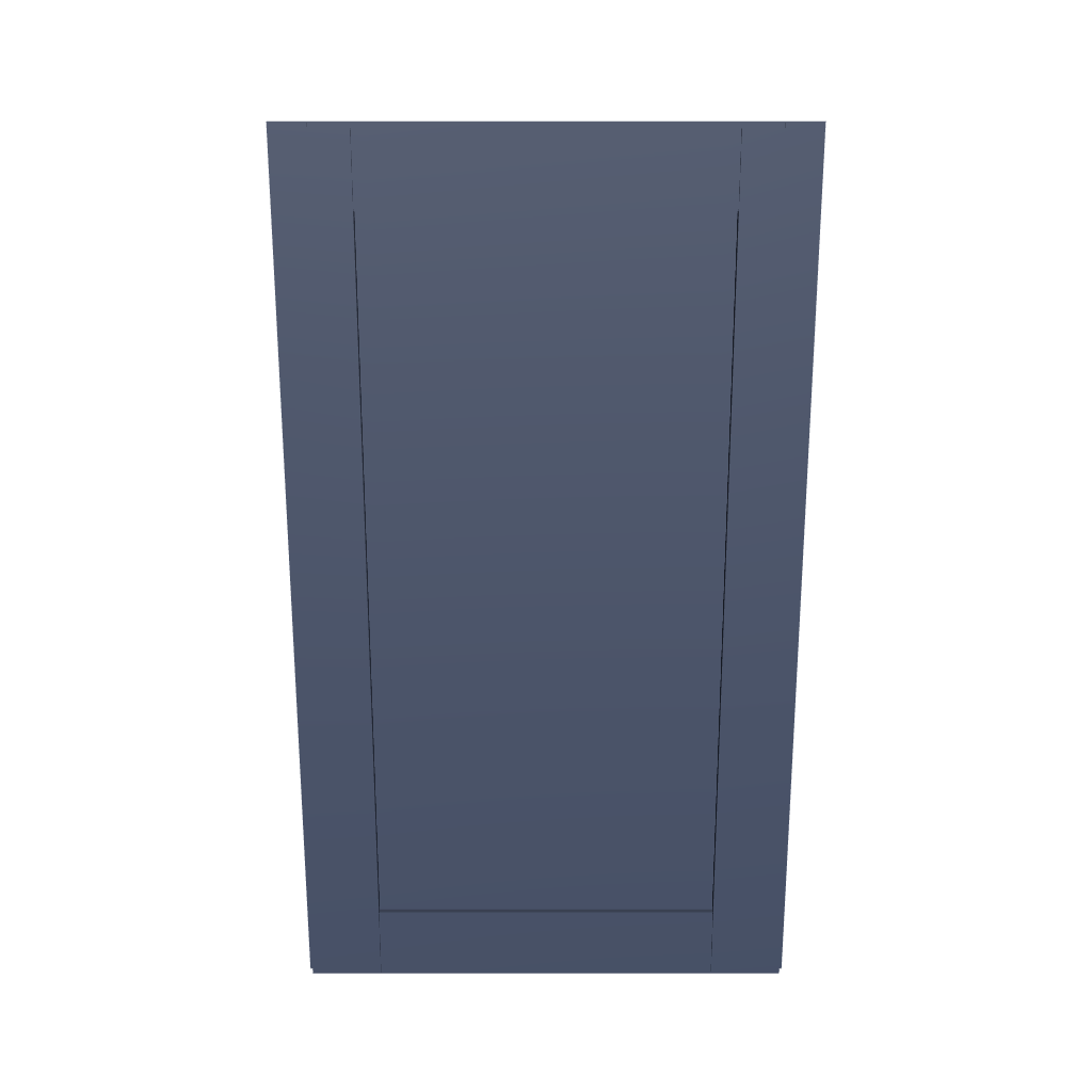 Modernform Cabinet Signature Blue 21" W X 36" H X 12" D Single Door Wall Cabinet