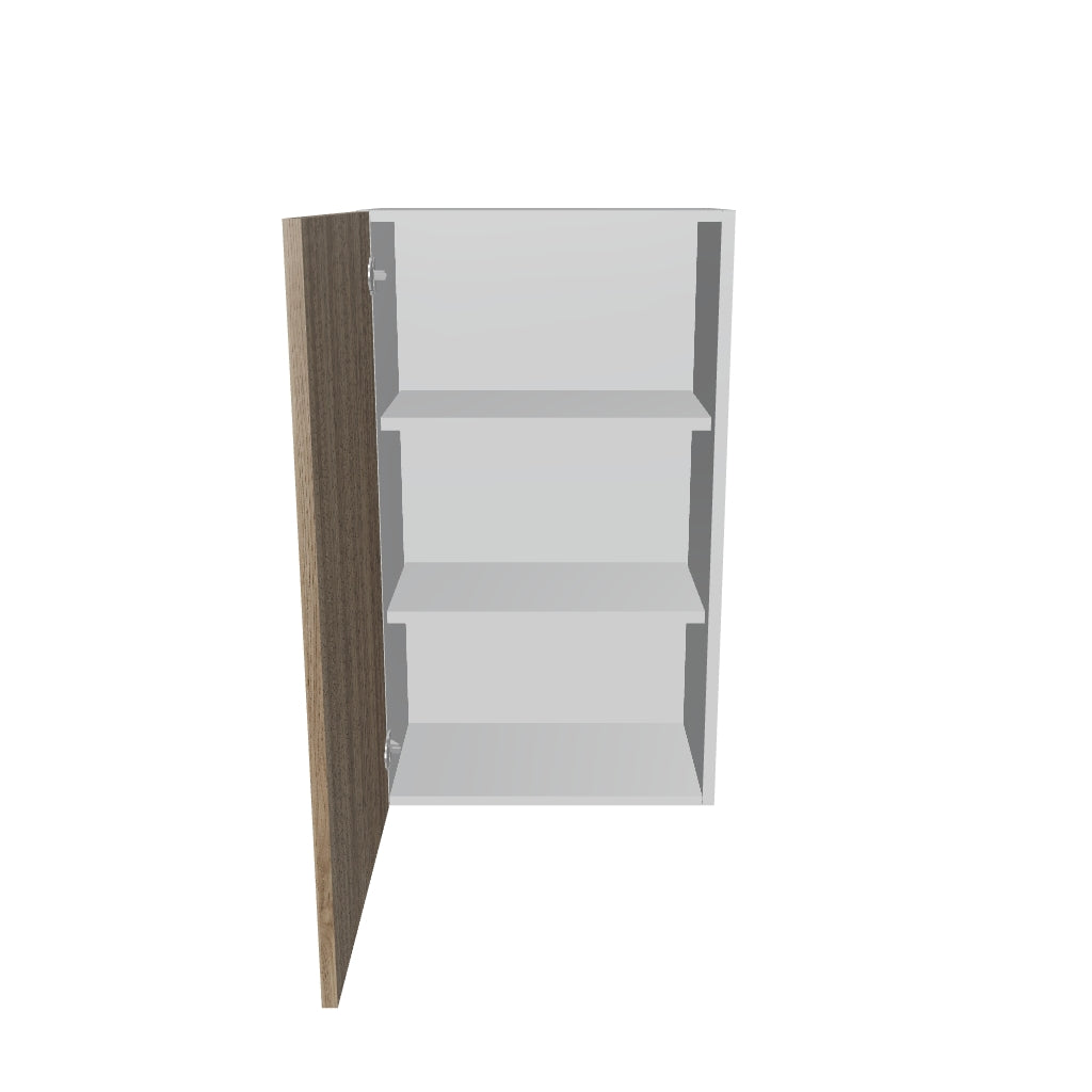 Modernform Cabinet Walnut 21" W X 36" H X 12" D Single Door Wall Cabinet