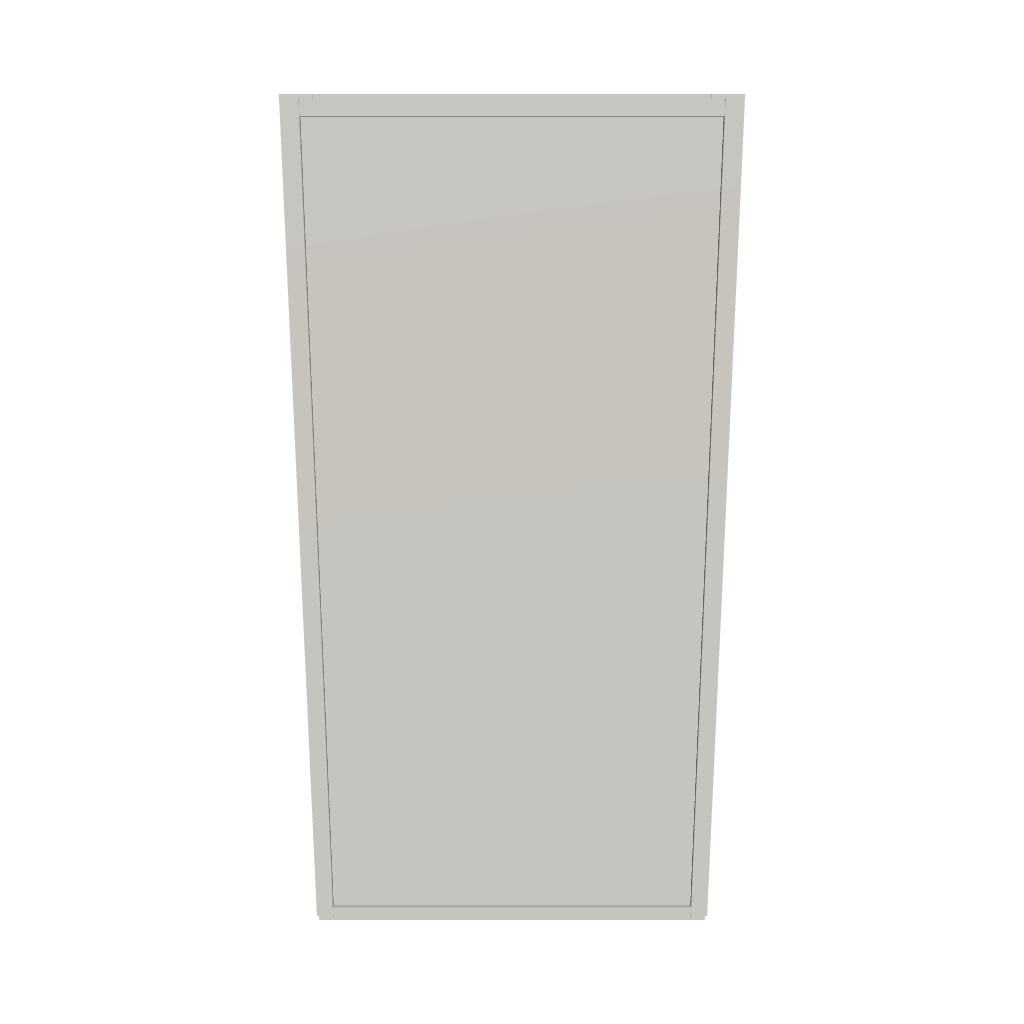 Modernform Cabinet Slim Dove White 21" W X 42" H X 12" D Single Door Wall Cabinet