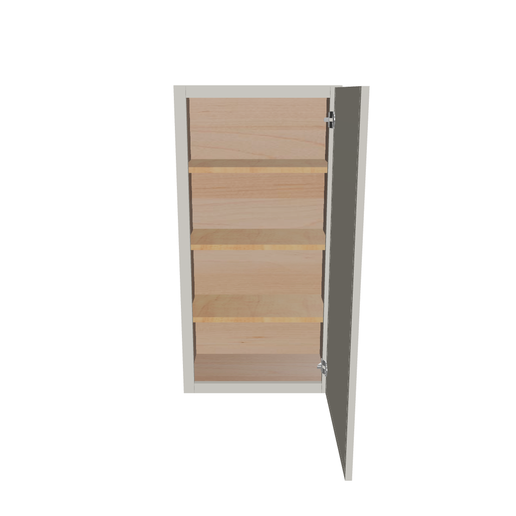 Modernform Cabinet Slim Dove White 21" W X 42" H X 12" D Single Door Wall Cabinet