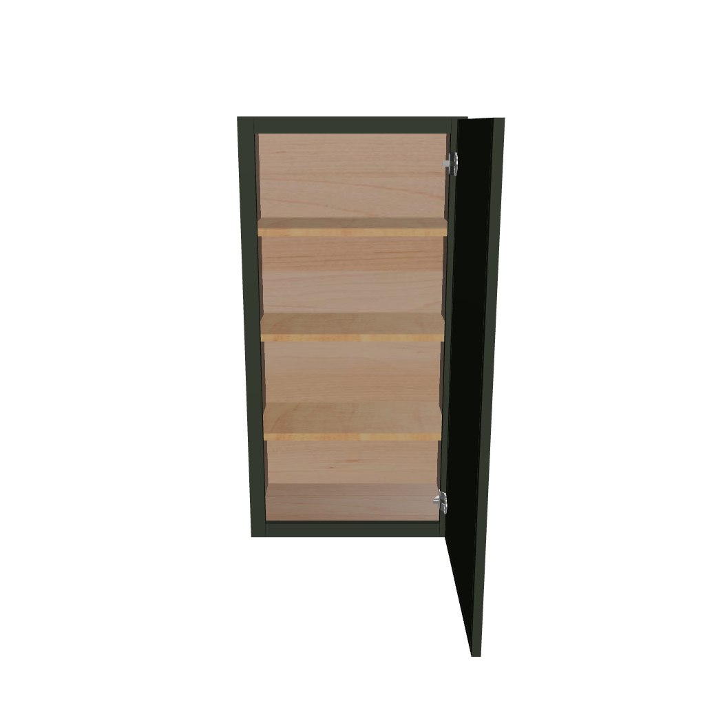 Modernform Cabinet Slim Sage Green 21" W X 42" H X 12" D Single Door Wall Cabinet