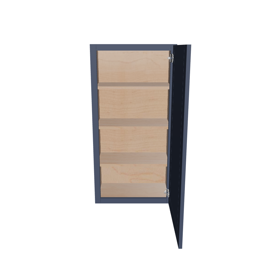 Modernform Cabinet Signature Blue 21" W X 42" H X 12" D Single Door Wall Cabinet