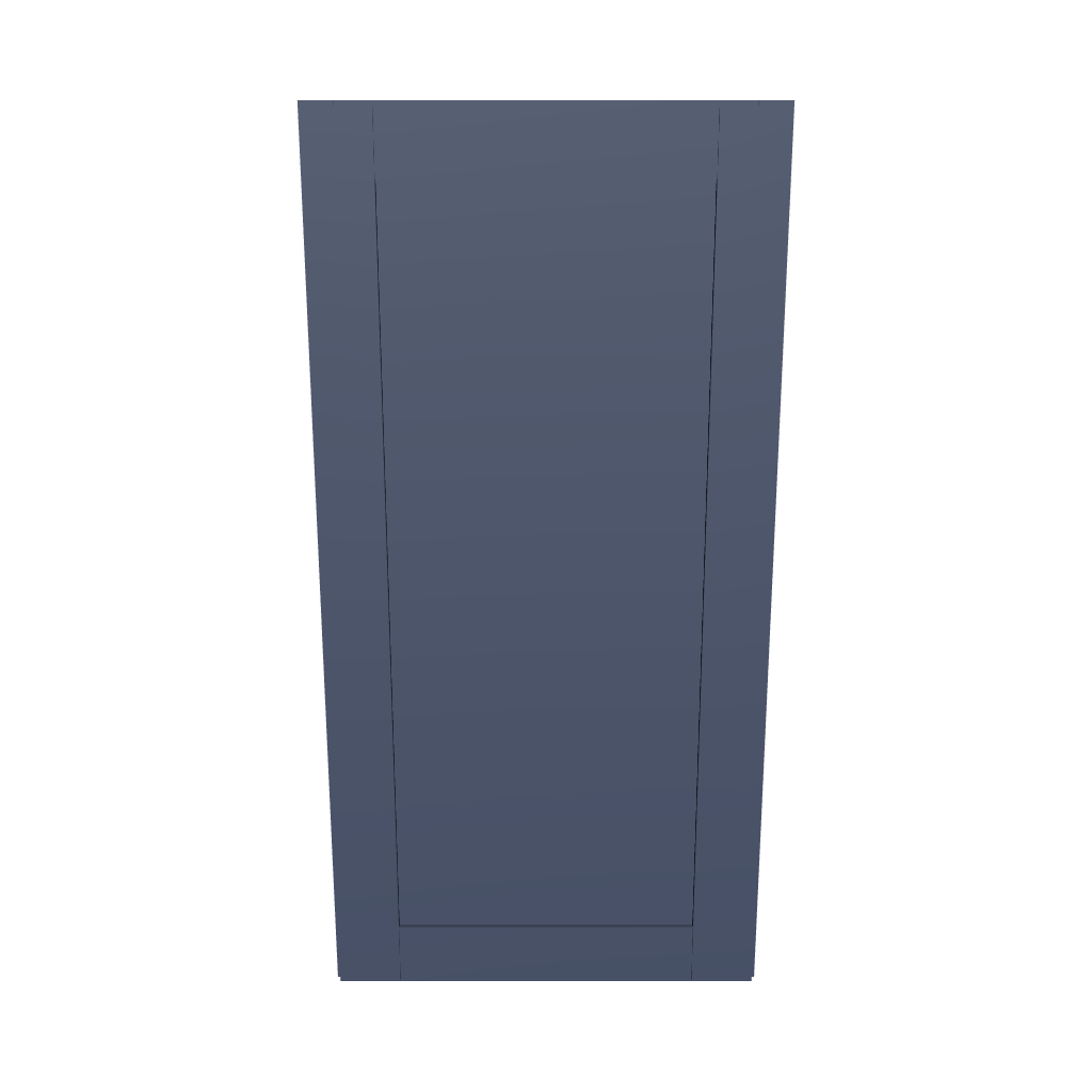 Modernform Cabinet Signature Blue 21" W X 42" H X 12" D Single Door Wall Cabinet