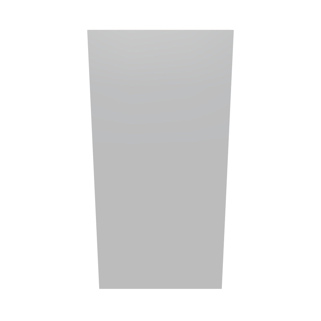 Modernform Cabinet Matte White 21" W X 42" H X 12" D Single Door Wall Cabinet