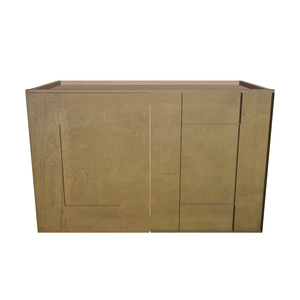 Modernform Cabinet Natural Shaker 24" W X 15" H X 12" D Double Door Wall Cabinet