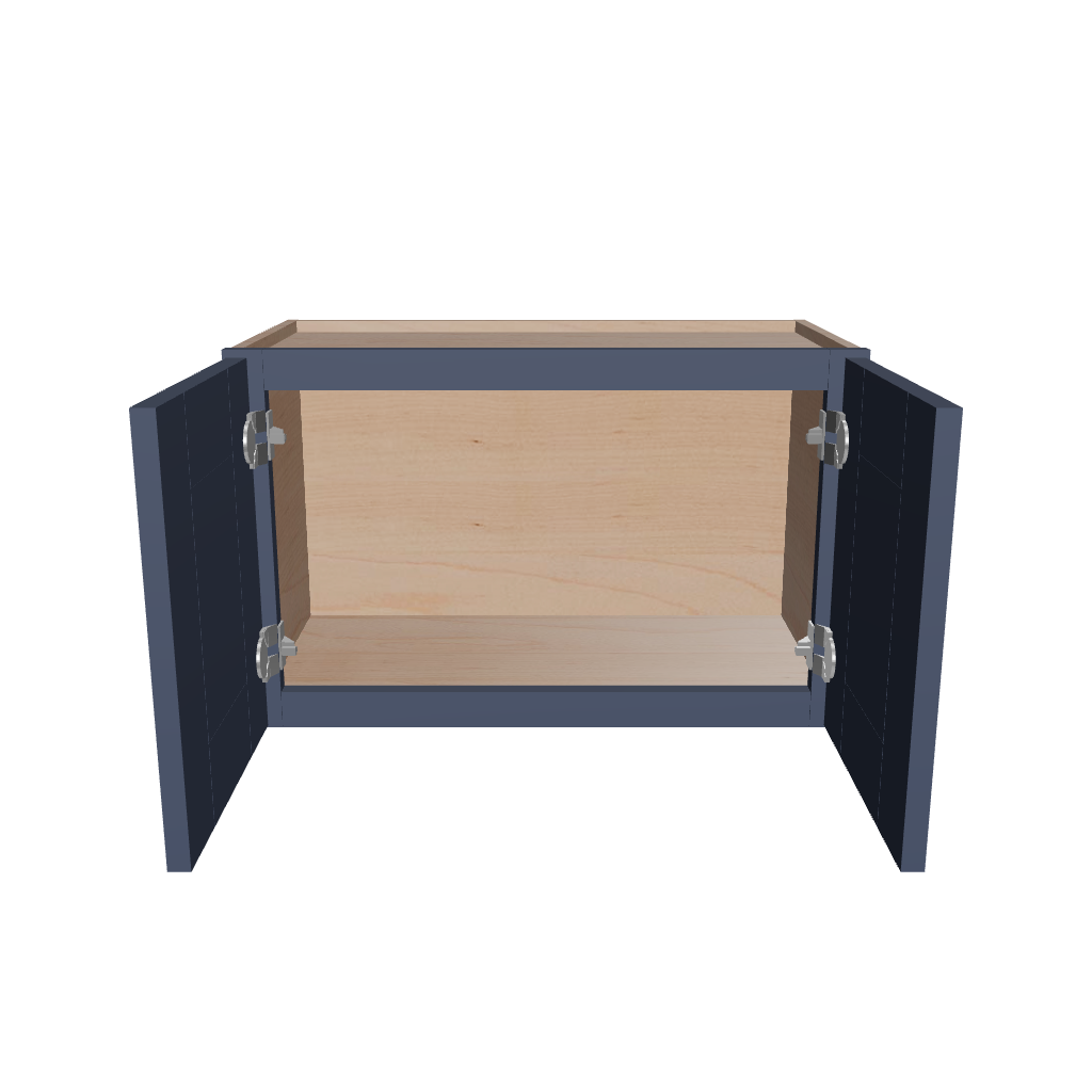 Modernform Cabinet Signature Blue 24" W X 15" H X 12" D Double Door Wall Cabinet