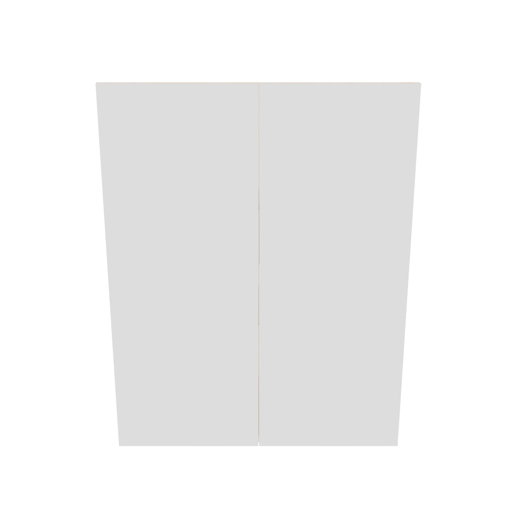 Modernform Cabinet Gloss White 24" W X 30" H X 12" D Double Door Wall Cabinet