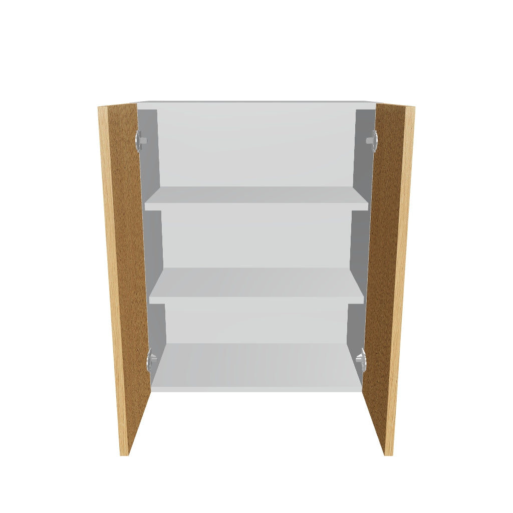 Modernform Cabinet Natural Oak 24" W X 30" H X 12" D Double Door Wall Cabinet