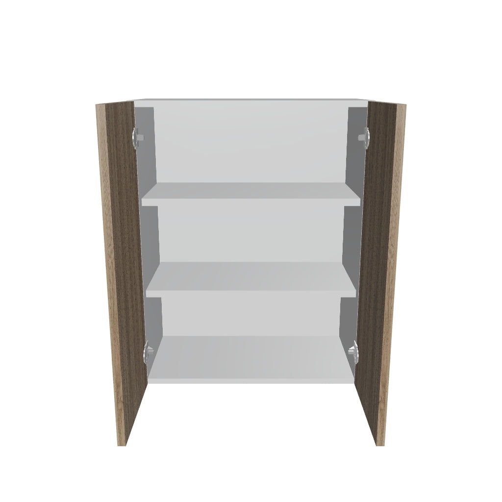Modernform Cabinet Walnut 24" W X 30" H X 12" D Double Door Wall Cabinet