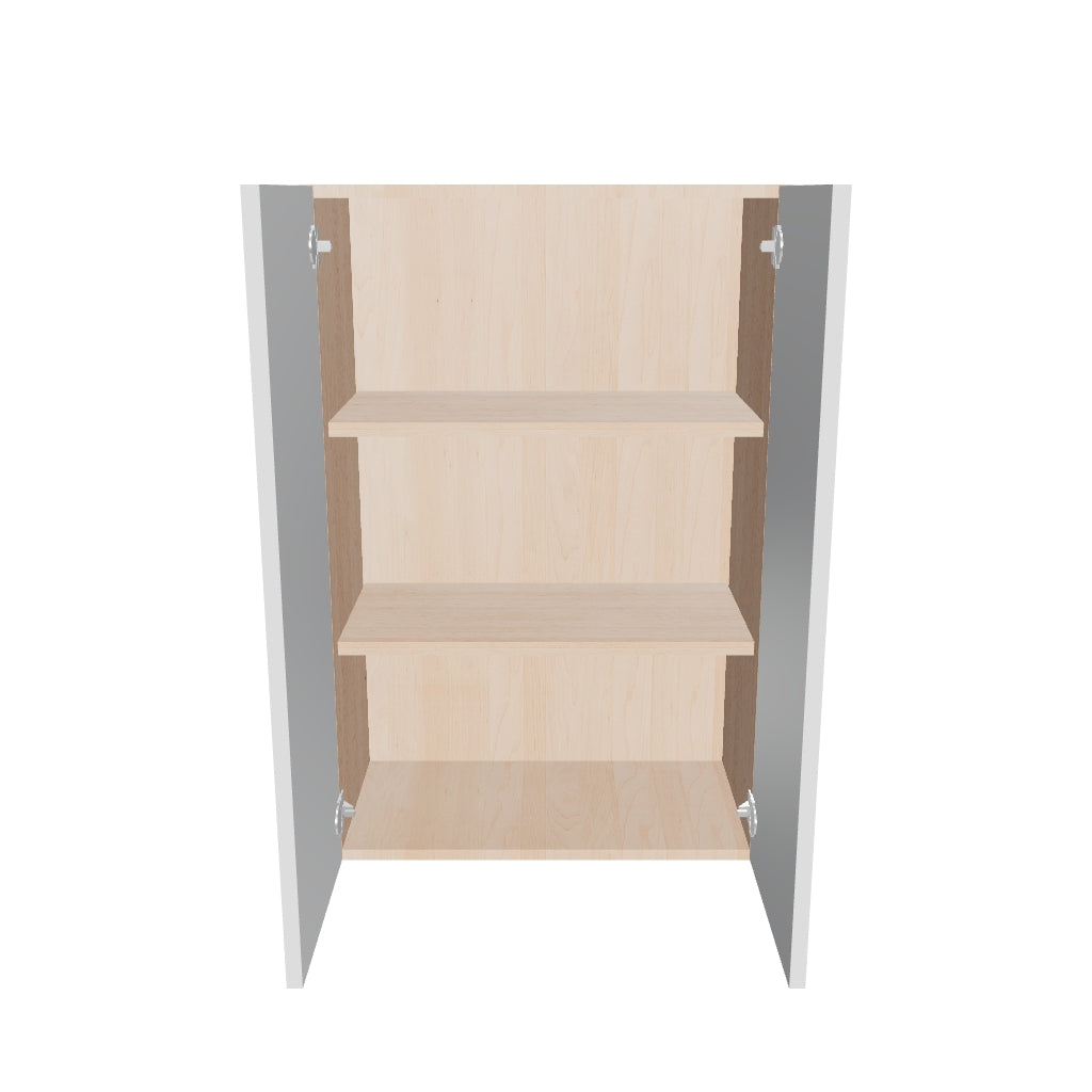Modernform Cabinet Gloss White 24" W X 36" H X 12" D Double Door Wall Cabinet