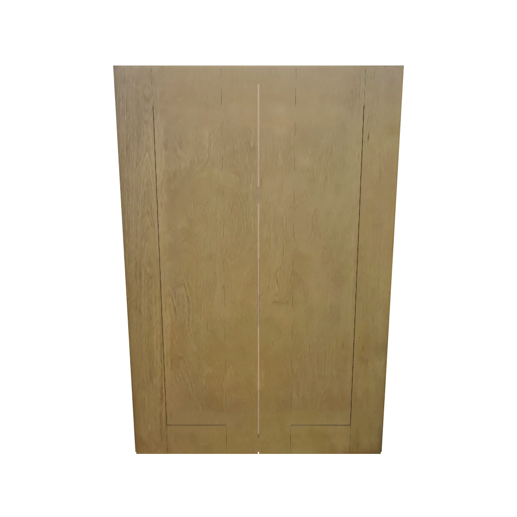 Modernform Cabinet Natural Shaker 24" W X 36" H X 12" D Double Door Wall Cabinet