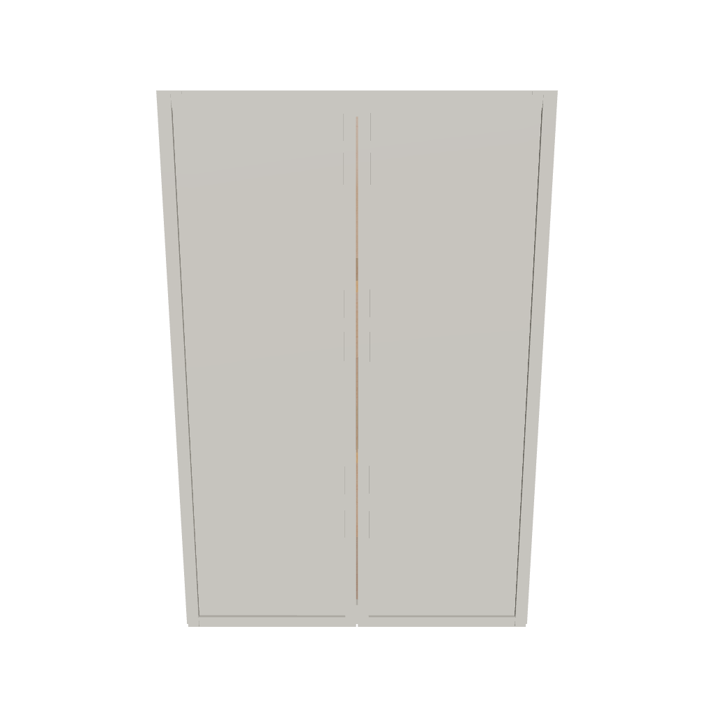 Modernform Cabinet Slim Dove White 24" W X 36" H X 12" D Double Door Wall Cabinet