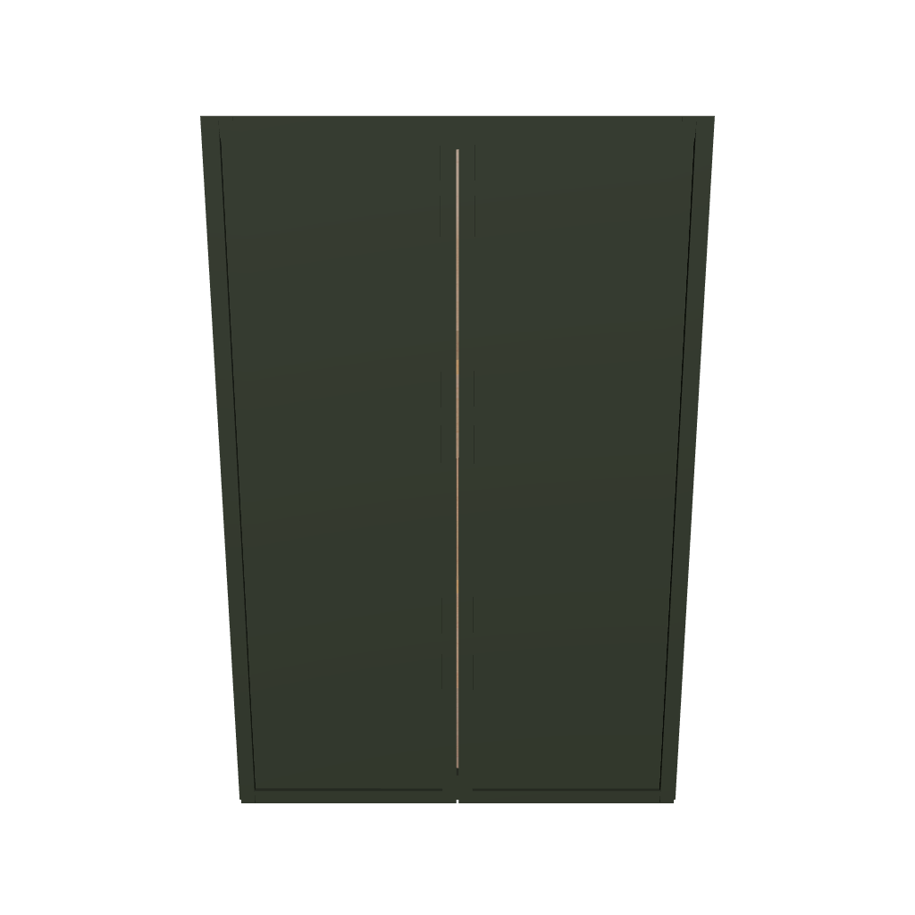 Modernform Cabinet Slim Sage Green 24" W X 36" H X 12" D Double Door Wall Cabinet