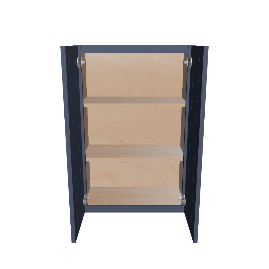 Modernform Cabinet Signature Blue 24" W X 36" H X 12" D Double Door Wall Cabinet