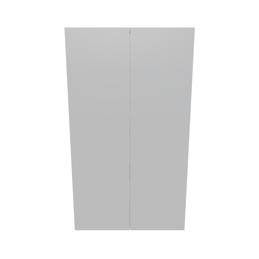Modernform Cabinet Matte White 24" W X 42" H X 12" D Double Door Wall Cabinet