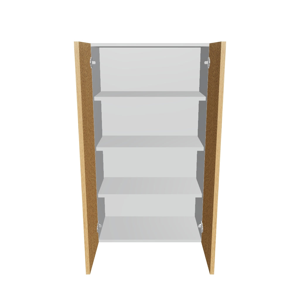 Modernform Cabinet Natural Oak 24" W X 42" H X 12" D Double Door Wall Cabinet