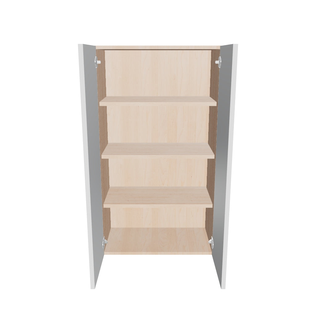 Modernform Cabinet Gloss White 24" W X 42" H X 12" D Double Door Wall Cabinet
