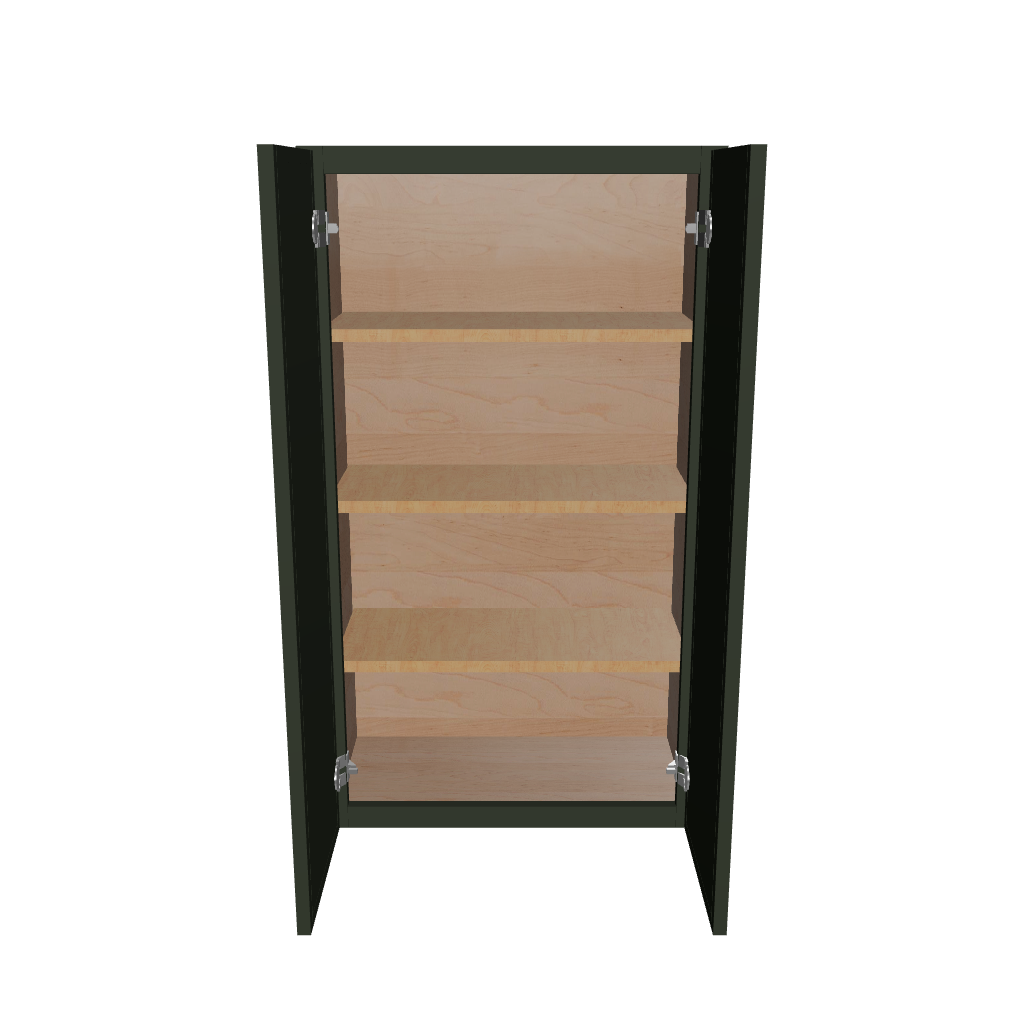 Modernform Cabinet Slim Sage Green 24" W X 42" H X 12" D Double Door Wall Cabinet