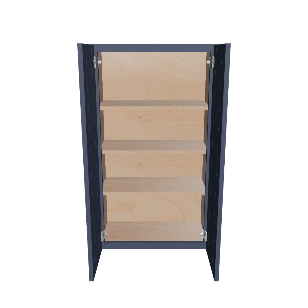 Modernform Cabinet Signature Blue 24" W X 42" H X 12" D Double Door Wall Cabinet