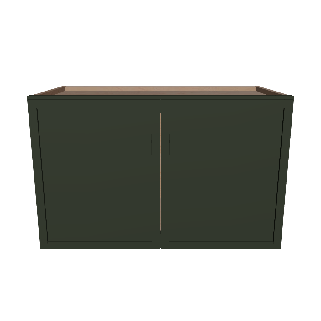 Modernform Cabinet Slim Sage Green 27" W X 15" H X 12" D Double Door Wall Cabinet