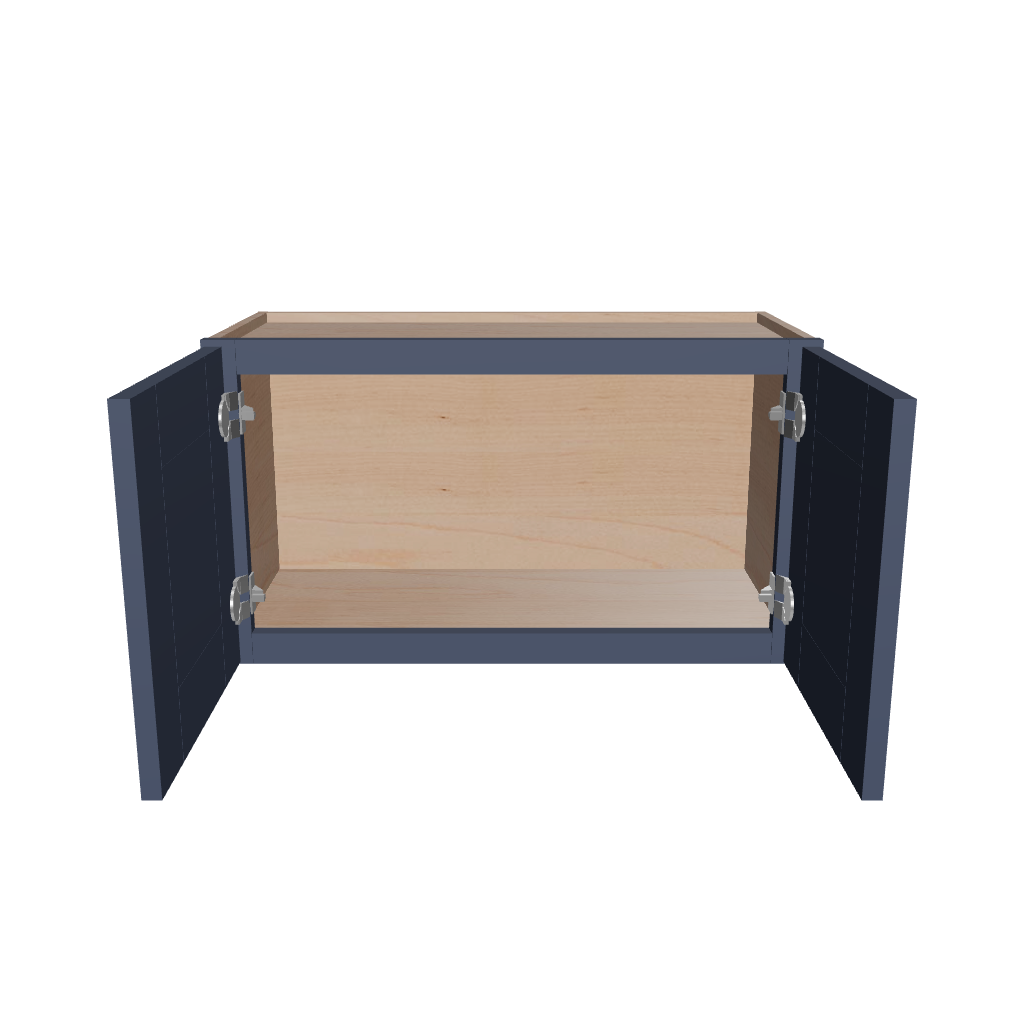 Modernform Cabinet Signature Blue 27" W X 15" H X 12" D Double Door Wall Cabinet