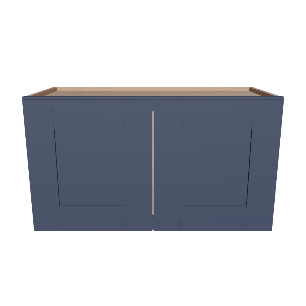 Modernform Cabinet Signature Blue 27" W X 15" H X 12" D Double Door Wall Cabinet